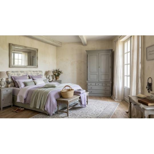 provanszi haloszoba berendezes belsoepitesz lakberendezo festett provanszi country provence ruhas szekreny vintage nyaralo.jpg